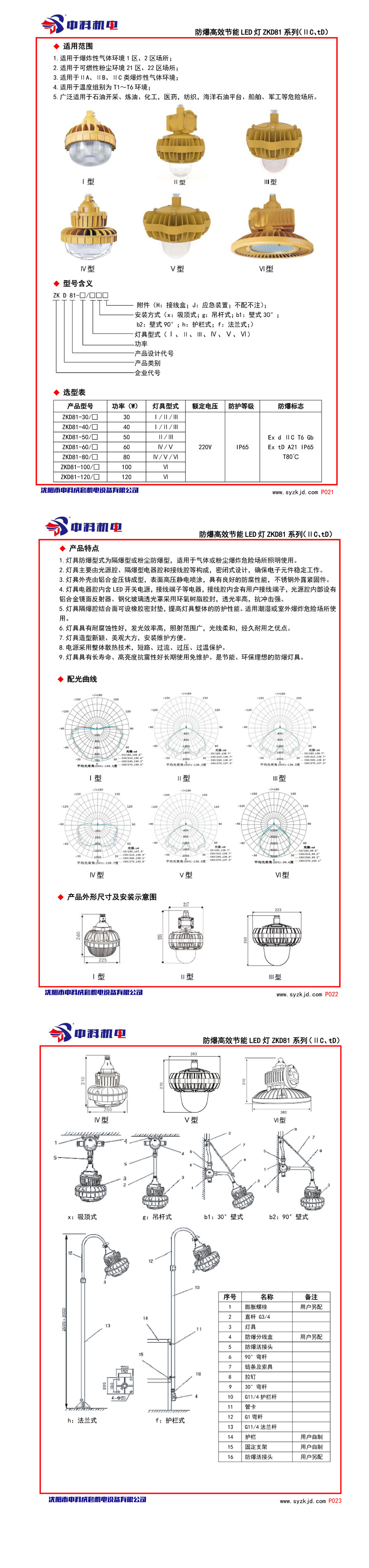 防爆高效节能LED灯ZKD81